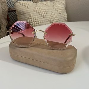 Chloe Rosie Octagonal Sunglasses